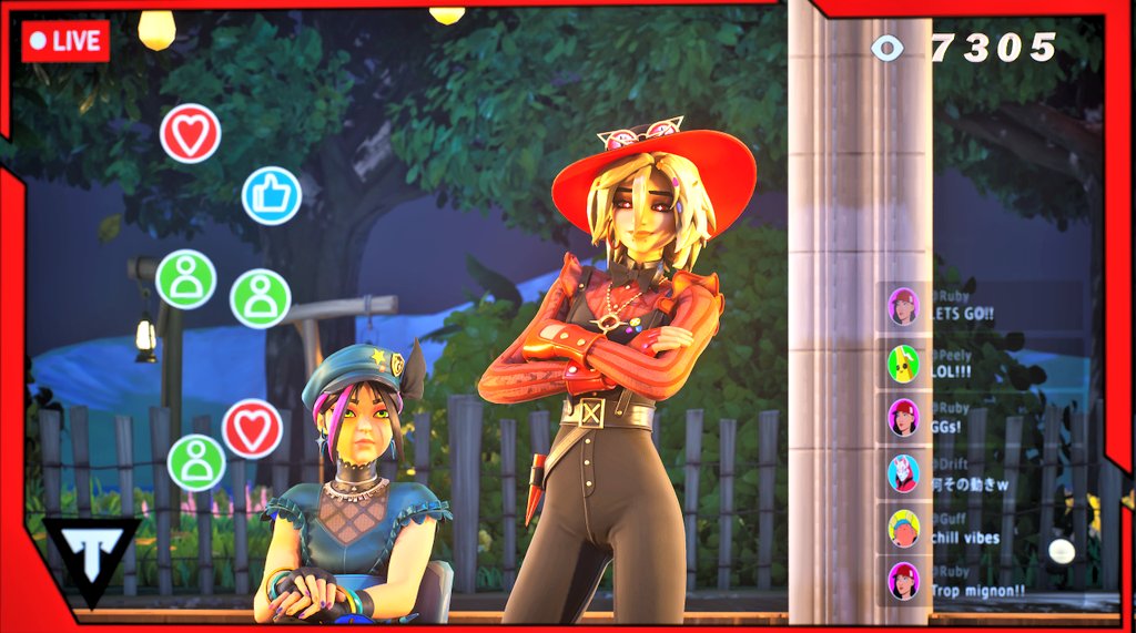 TeamHelsie's tweet photo. So, in the end, Helsie isn't in the mood for the live stream anymore.
#Helsie #Jonithered #Fortnite #Fortography https://t.co/v1Ps2LpO7n