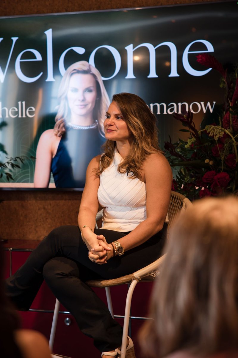 thechrismeade's tweet photo. Last Friday, we hosted Female Founders Day with surprise guest, Michele Romanow, from Dragon's Den. 

Our ladies at The Founders Club loved it.

Dragon’s Den is the Canadian version of Shark Tank, where founders pitch their products and ideas to a panel of experienced investors to secure critical funding and business partnerships to scale their businesses to the next level.

Michele was the perfect fit, as she believes that the world's toughest challenges can be only solved by entrepreneurs. She’s committed especially to helping the founders who didn’t go to the right schools or grow up in the right families get their chance to make a difference.

She says “hustle should always matter more than pedigree.” And I couldn’t agree more.

Michele co-founded and led Clearco (formerly Clearbanc) to become the world’s largest e-commerce investor, investing over $3.2B in over 7,000 different companies across 10 countries. They’ve now backed 25x more women than the VC industry average, plus founders in all 50 states in America by using AI to make investment decisions instead of humans. 

Michele has been an investor on Dragons’ Den for over 6 seasons now, with dozens of angel investments including Endy (acquired by Sleep Country for $89M), TruLocal (acquired by Emerge for $17M), RVezy, https://t.co/6xrzzmYjNj, Haus, https://t.co/pzvexJjZ7P, Sheetex, Signos, Mastermind, Inkbox, TruFan, Lillia, Lucky Iron Fish, https://t.co/WhrVar45xa, Swyft and https://t.co/uke0OUbSbm. Voted Angel Investor of the Year in Canada. 

Huge thanks to Michele for putting on an absolute masterclass, and to the TFC team for making this happen!