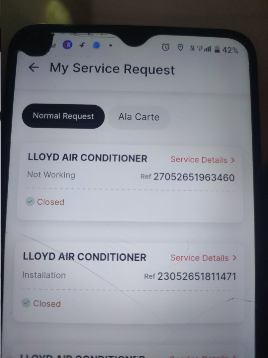 GiriRameswar's tweet photo. @havellsindia @HavellsCare360
Pathetic customer service! My Lloyd AC installation request  has been marked as CLOSED without any installation being done.
Requesting immediate intervention and explanation.
#FakeServiceCall #PoorService #LloydAC #CustomerComplaint @jagograhakjago https://t.co/bbMgu4abFn