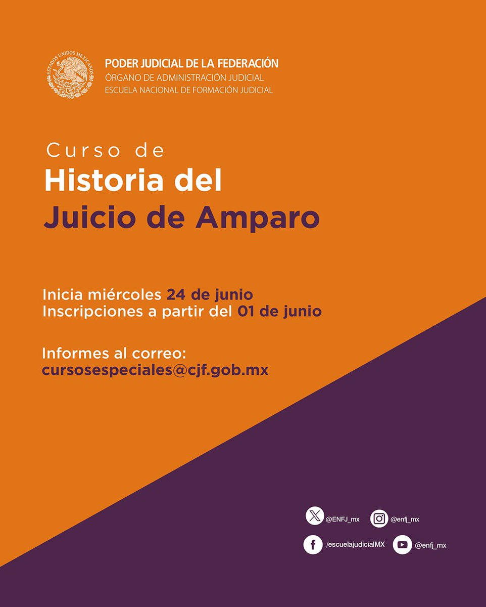 Escuela Nacional de Formación Judicial tweet media