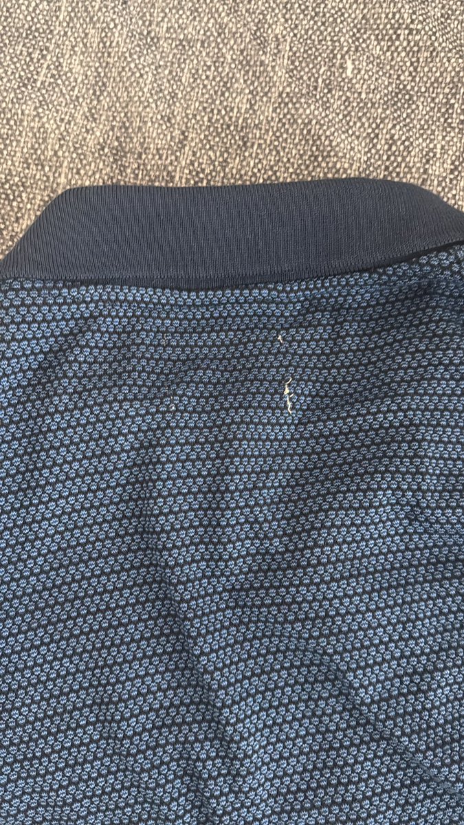 Automoglow's tweet photo. I recently received my @PXClothing polo from my @GQMagazine box, and I’m quite disappointed with its poor quality. It’s quite disappointing for a brand that sells polos for $78. The stitching is subpar, and I believe there should be better quality control.  Replacement please? https://t.co/r0u1PdGSqY