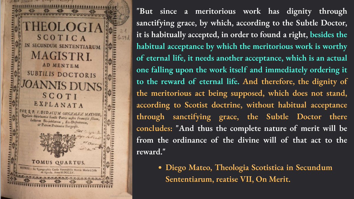 graywithin's tweet photo. Diego Mateo on the double acceptance of condign merit. https://t.co/TuZdqh0gl1