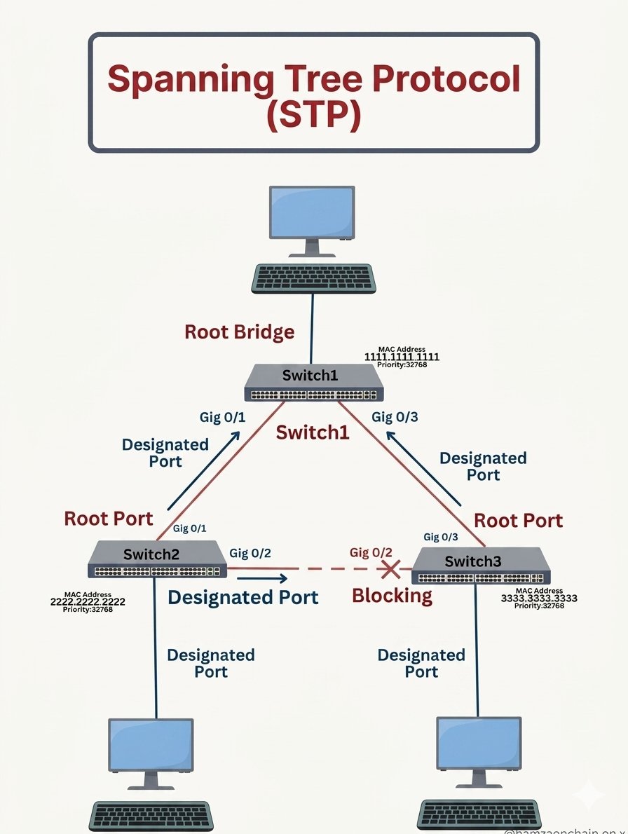 Spanning Tree Protocol is a Layer 2 network mechanism used to prevent ...