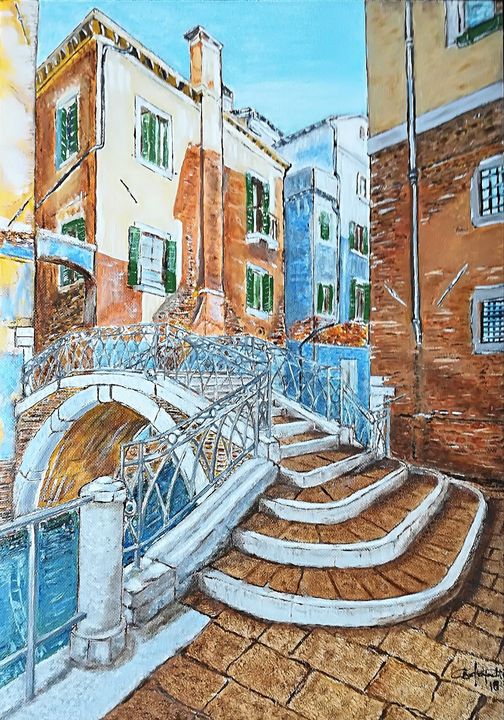 deotauro1's tweet photo. Art of the Day! "Ponticello veneto". Buy at: https://t.co/zd3F2fJ71b https://t.co/bZFbnKGM3A
