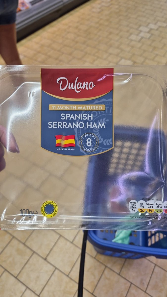 G1LEV's tweet photo. @LidlGB seen the new range of invisible, Spanish Serrano Ham, today in the Blackwater, branch. Packet still sealed so must be a production problem... https://t.co/Sz92e4Snd8