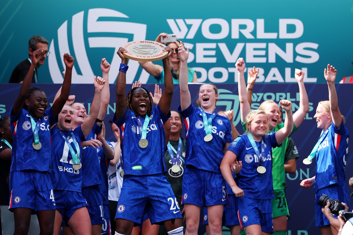 JacobsBen's tweet photo. Chelsea win the 2026 World Sevens Football after a 6-5 win over Manchester United.🏆 https://t.co/2HYl61893X