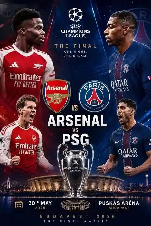 VisionSDG's tweet photo. @JulienOdoul @Arsenal @ChampionsLeague UEFA Champions league 🏆: Afrique de l'Ouest vs Afrique de l'Ouest/Europe de l'Ouest- Europe de l'Ouest: #VisitRwanda &amp; #VisitRwanda = #PSG vs #Arsenal 🔥🥇🥈🏆 30 May 2026. Historical day in my life 🎂👌🏿!!! #UEFAChampionLeague #championarsenal2026 #PSGvArsenal https://t.co/3RgVCoaFrp