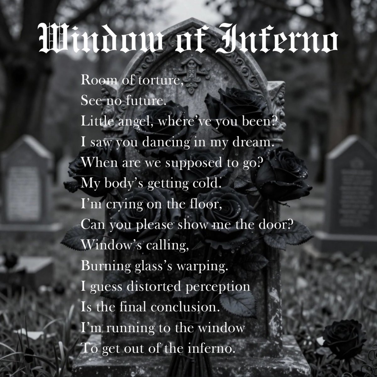 mx_cameron's tweet photo. "Permanent Funeral" by Camerozz VW ⚰️🪦🥀🖤

#goth #deathrock #poetry #funerealgothic #grotesquegothic https://t.co/93kiV7AtaU