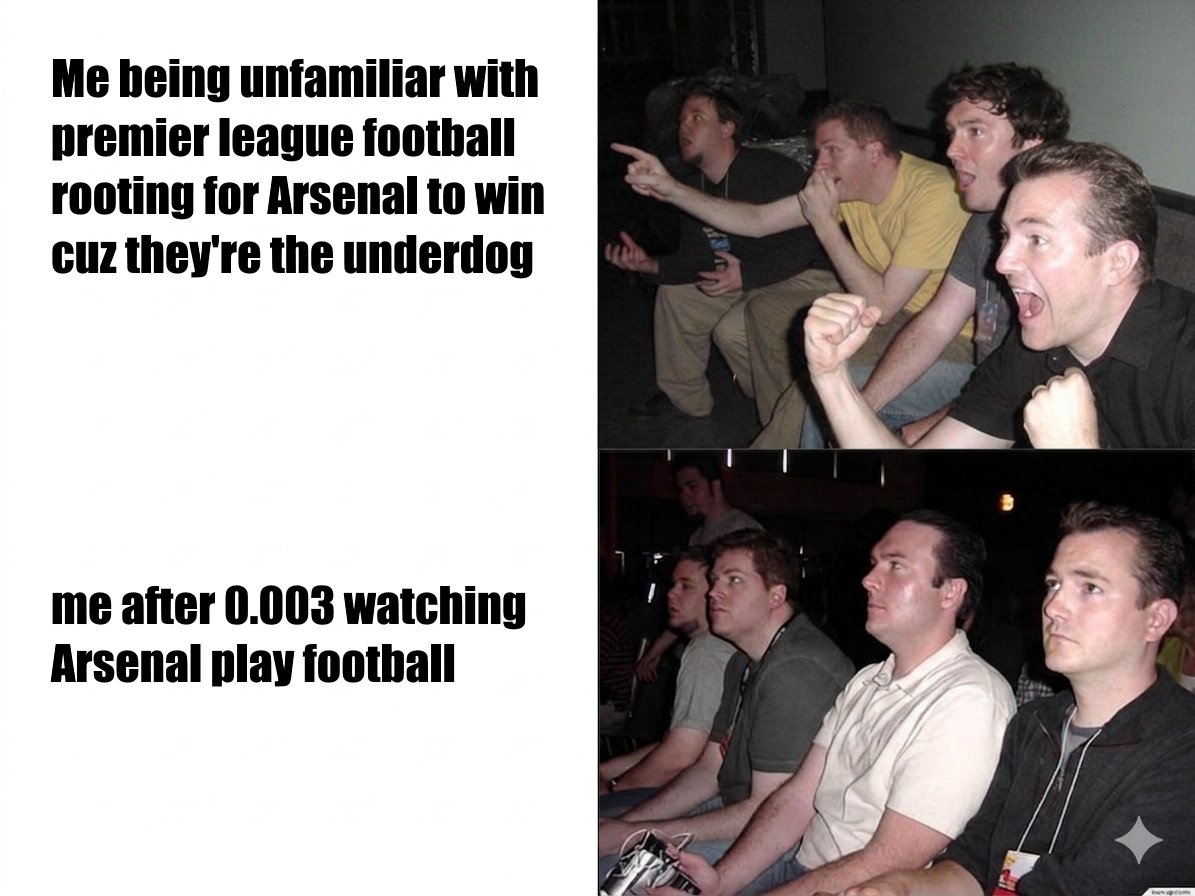 TopHatLucario's tweet photo. I wasn't familiar with how BOOOOOOOOOOORING arsenal are to watch
I take back what I said that people were too mean to arsenal fans, you weren't mean enough https://t.co/j0sf2Mjqey