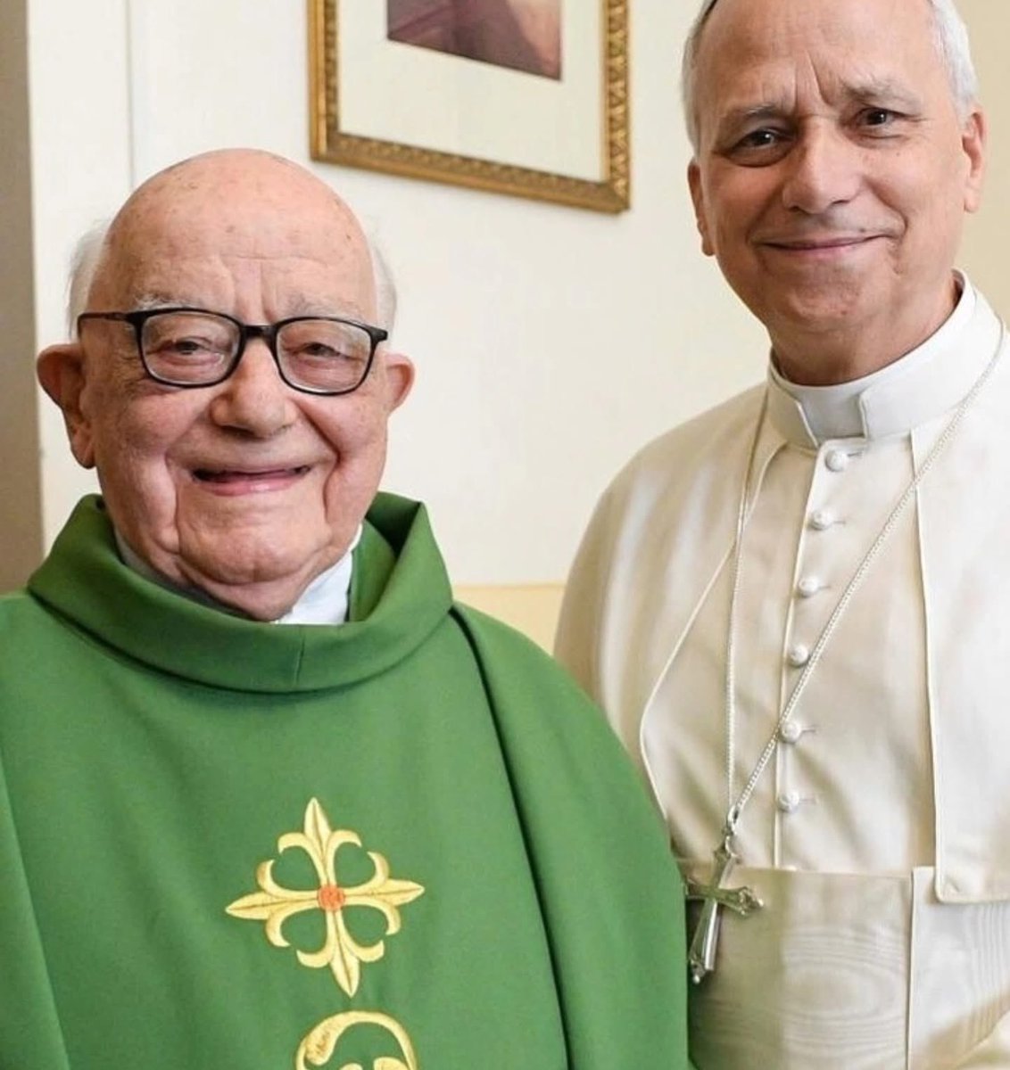 Sachinettiyil's tweet photo. 103-year-old Father Gioele Schiavella is among the oldest priests still actively serving in the Vatican. A member of the Augustinian Order, he was ordained to the priesthood on July 15, 1945, shortly after the end of the Second World War, at just 22 years of age. https://t.co/9JMC4ajqCF