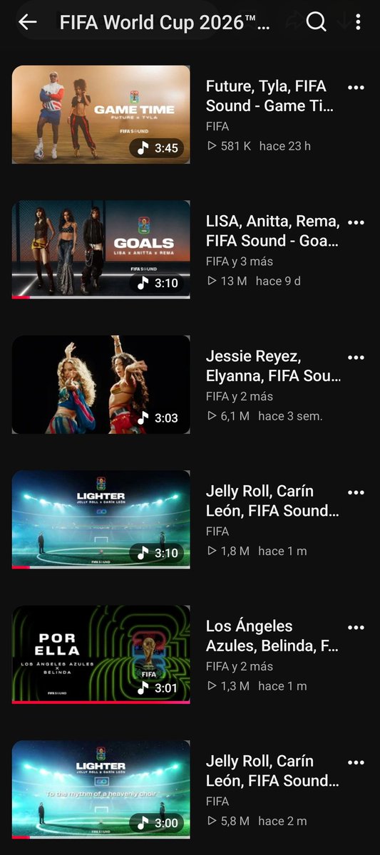 _smalltown_boy's tweet photo. la diferencia ABISMAL de Shakira con el resto de canciones para el mundial.  Después preguntan por qué "otra vez ella" https://t.co/aOWZIfRfkA