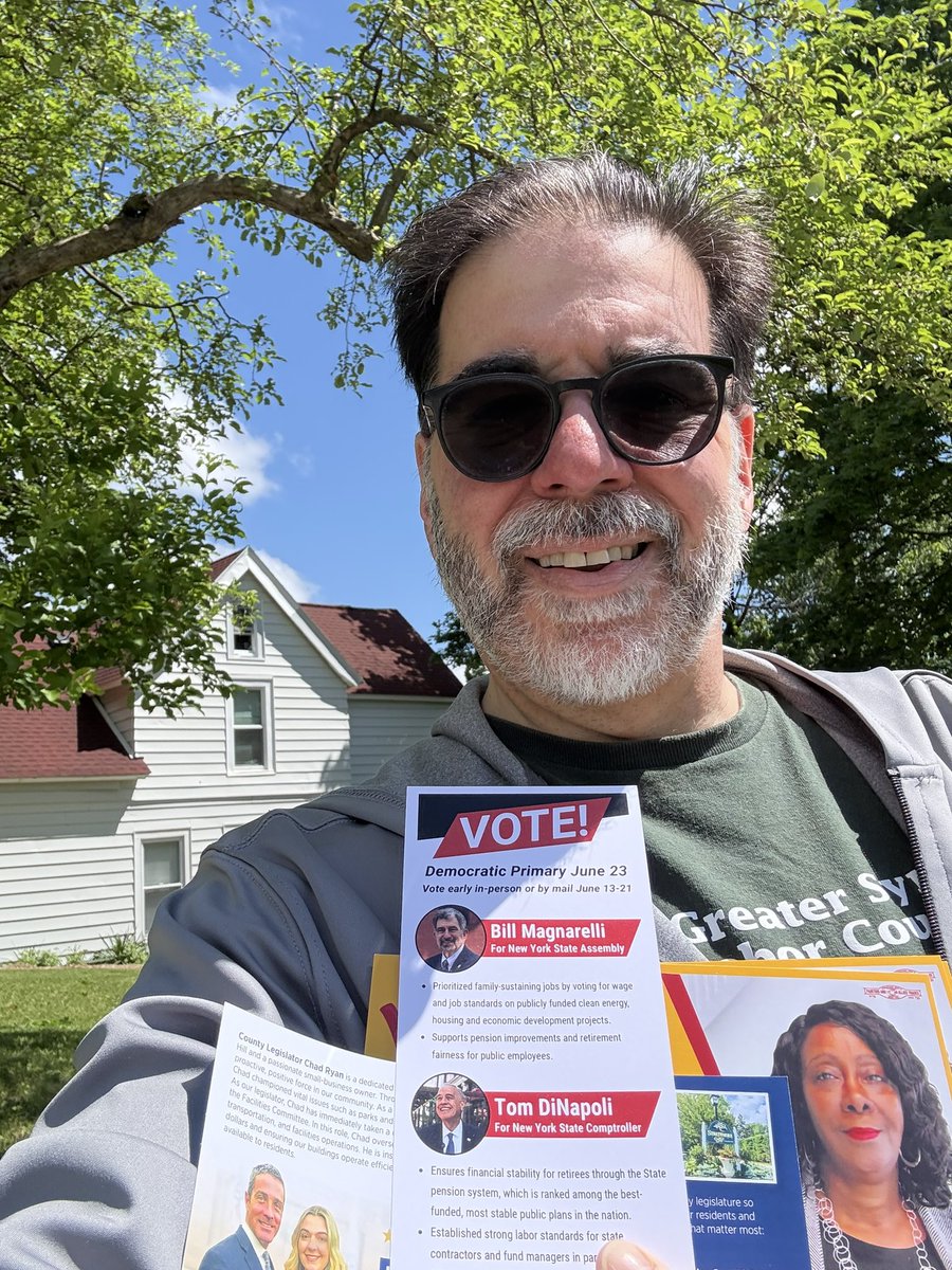 gslcaflcio's tweet photo. We are out in these streets! Hitting #union doors for @TomDiNapoli @BillMagnarelli Chad Ryan @TarverLawGroup and Helen Hudson #UnionStrong #WeWork #WeVote https://t.co/x2IlAr0ZUR