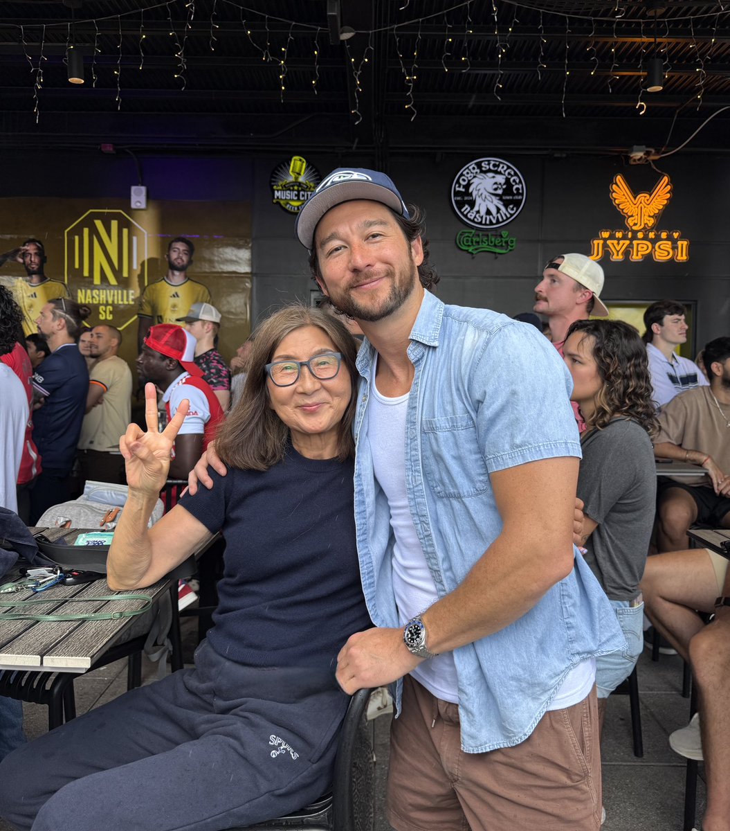 sunminkimes's tweet photo. at a sports bar in Nashville to watch the Champions League finals with my son 
1-0 Arsenal at half  - we are Tottenham supporters, so go PSG https://t.co/4VVWFUQ5lc