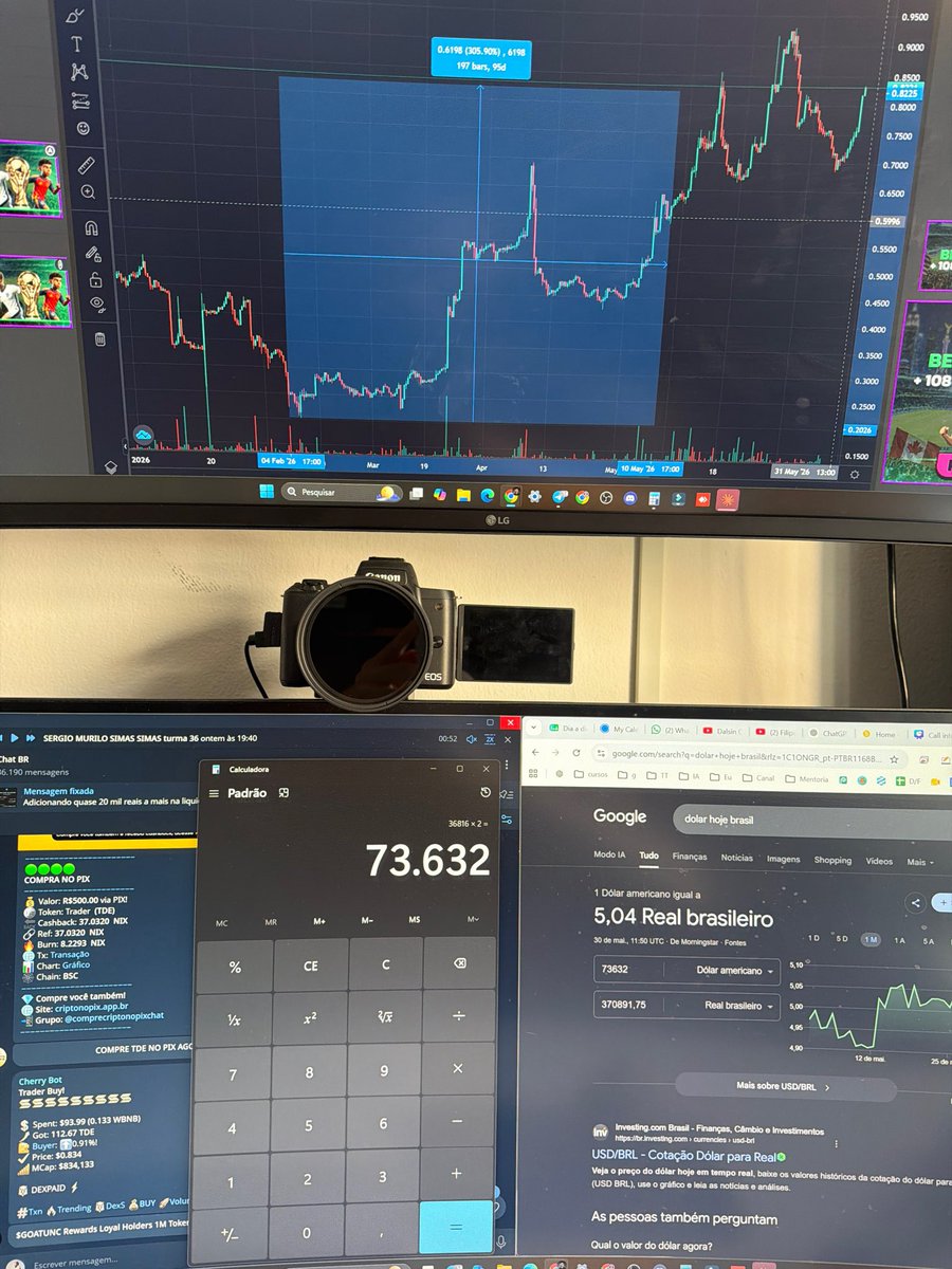 TraderToken1's tweet photo. TDE liquidity has reached R$ 370,891.75, accumulating a 306% increase in 2026.

Current depth is double what it was before. Without this structural reinforcement, the price would already be near ATH — but price without structure is exactly what destroys 99% of projects.

Pumping and dumping is the cycle of amateurs.
We are building something different.

The logic is simple: this is not a test rally. First we enter orbit, then we gain velocity, and only then we launch in one solid move — no return.

Learn more at: https://t.co/MEKRsXPibq

#TDE