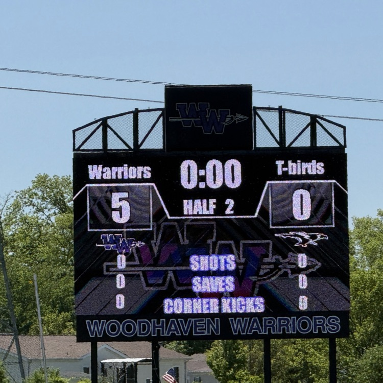 WoodhavenHigh's tweet photo. Girls Soccer district champs.  Go Warriors. https://t.co/FdXUOkmi7p