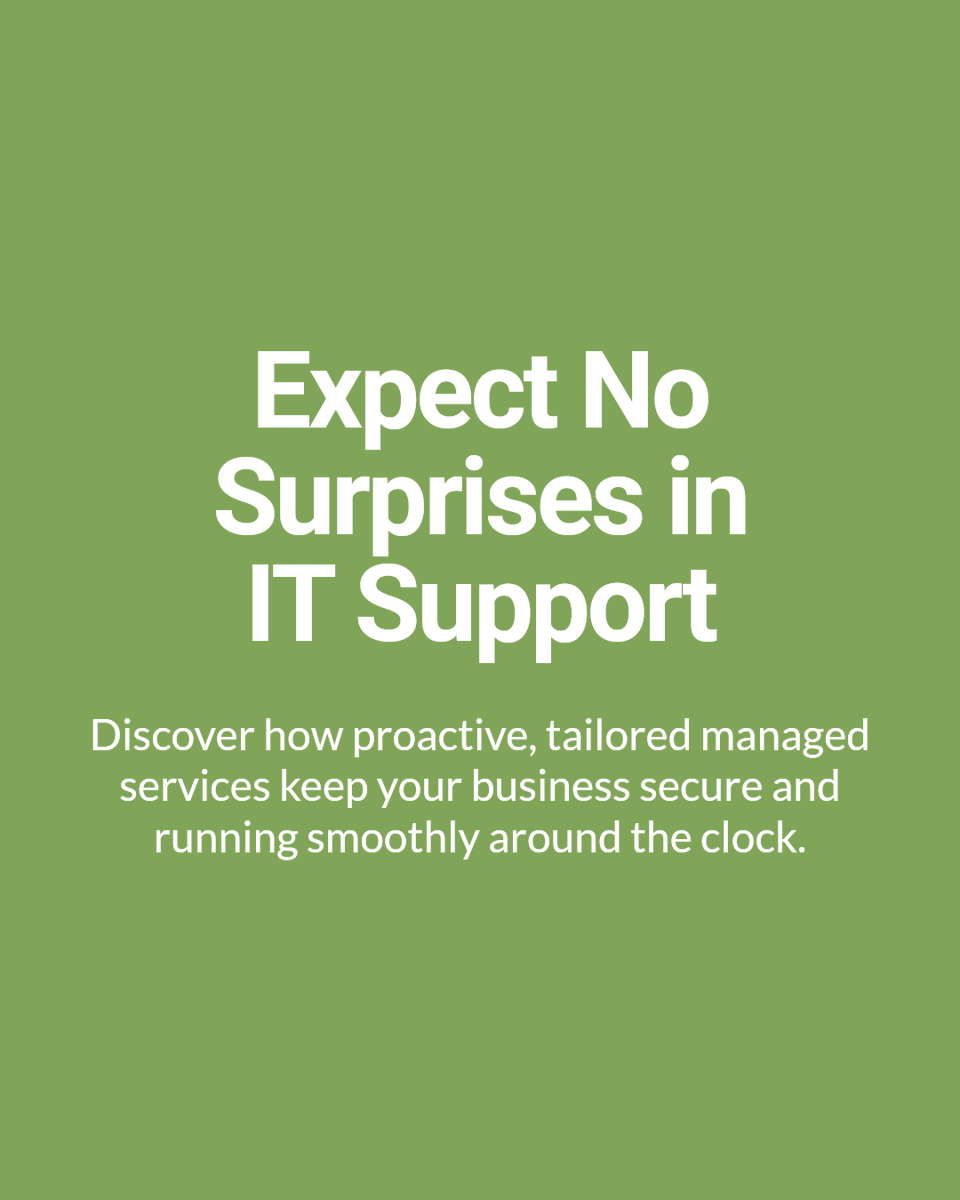 TheIsidoreGroup's tweet photo. What should decision-makers expect from a modern managed services partner?

Modern managed services mean proactive support, 24/7 monitoring, fast issue resolution, and tailored strategies that fit your business goals. It's about partnership, not just service. https://t.co/31kSfhgbWZ