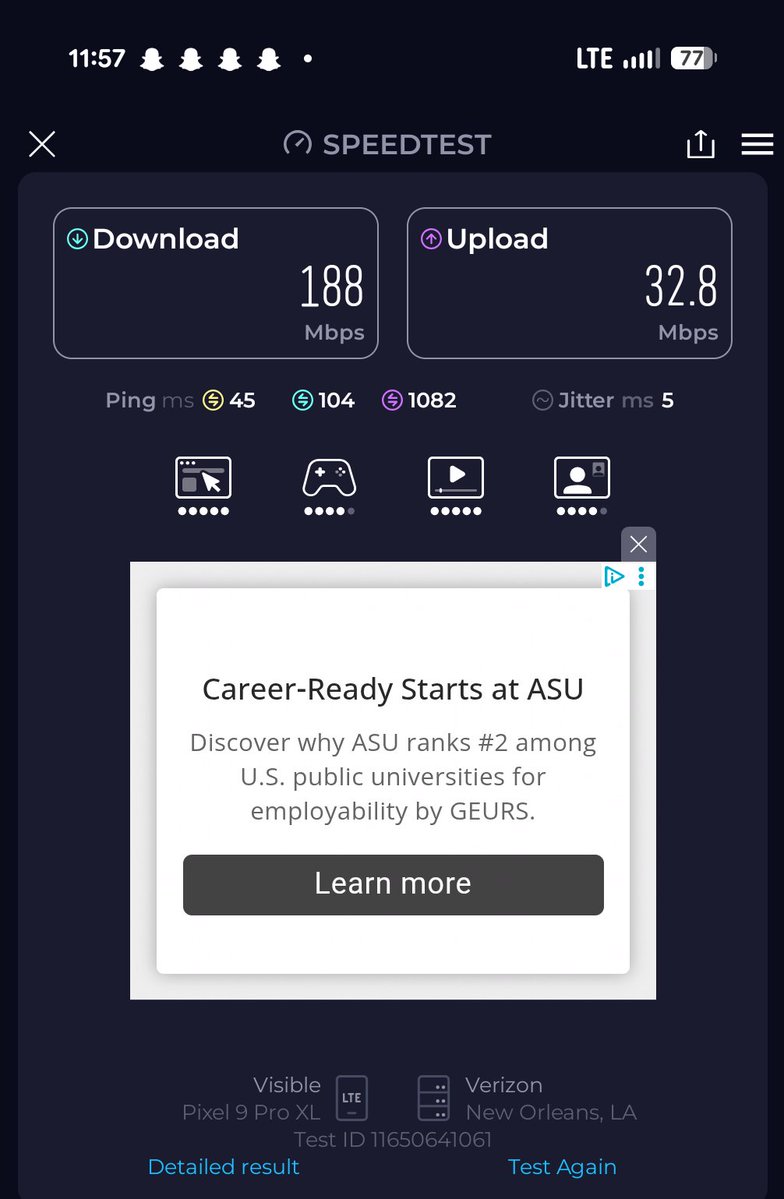 testing_la's tweet photo. Rural Louisiana. AT&amp;T vs Verizon. https://t.co/0EAnGPA99P