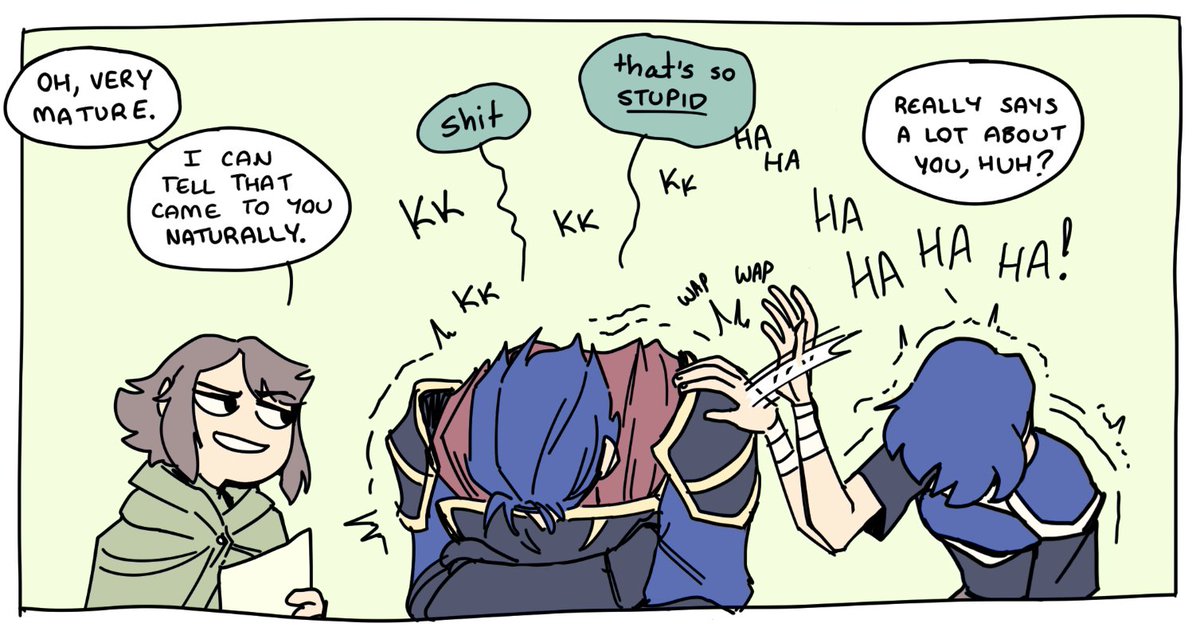 krazieka2's tweet photo. THIS banter comic is adults only, all the children that are fans of 2003 FE GBA CANNOT read this https://t.co/MsE33aRHsc