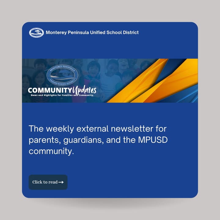 mpusdway's tweet photo. It's the last edition for the 2025-2026 school year.

Read about upcoming events and information in the latest MPUSD Community Updates

👉 https://t.co/gHQWvovFx3 (link also in Instagram bio)

#mpusd #mpusdway #servicemindset https://t.co/FK5DcbbRwt