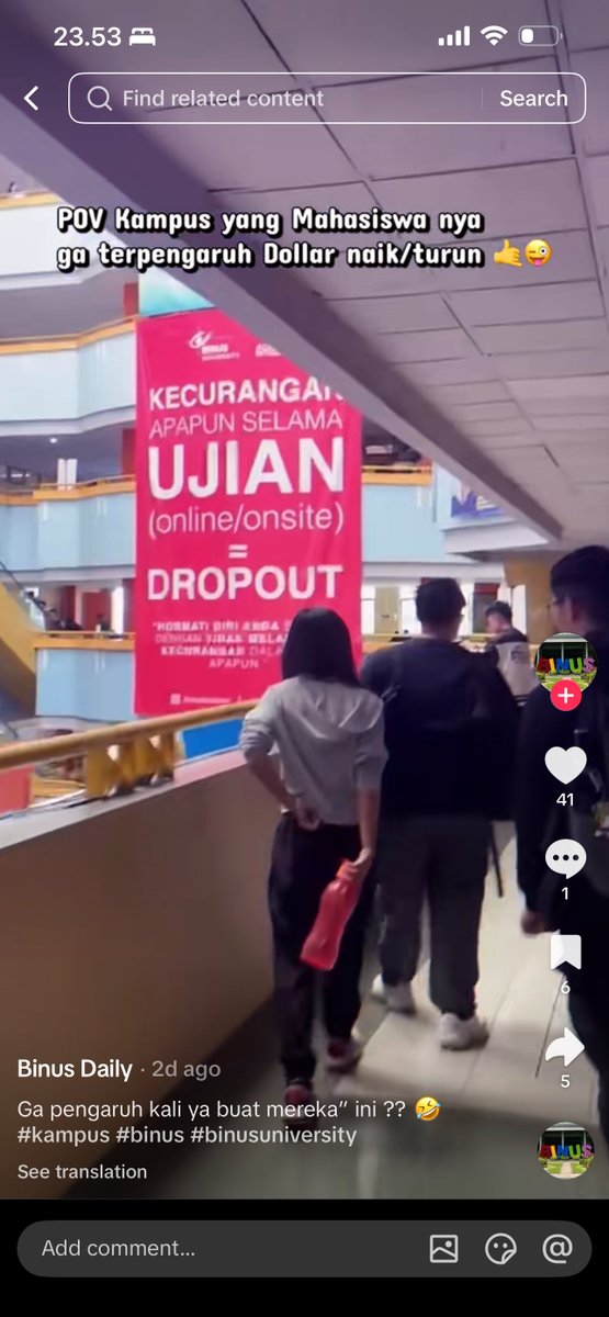 kitschhoff's tweet photo. Ini sinister banget, kayak ada yang mau bangun framing kalo anak-anak Binus gak sensitif / ngejek soal kondisi ekonomi Indo. Ini akun dibangun 10 hari lalu dan isinya bener2 cuma ngebahas betapa tajir anak Binus. Bener-bener sinister. Hati-hati. https://t.co/vZhroJeku7