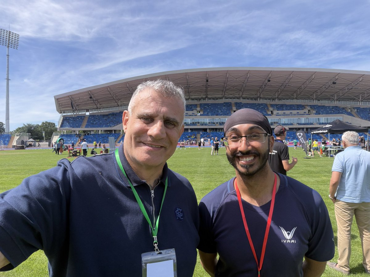 PaulCadmanUK's tweet photo. @JeevanSChagger  good to see you today at Alexander Stadium 👍🏻 https://t.co/A4pt5J01d6