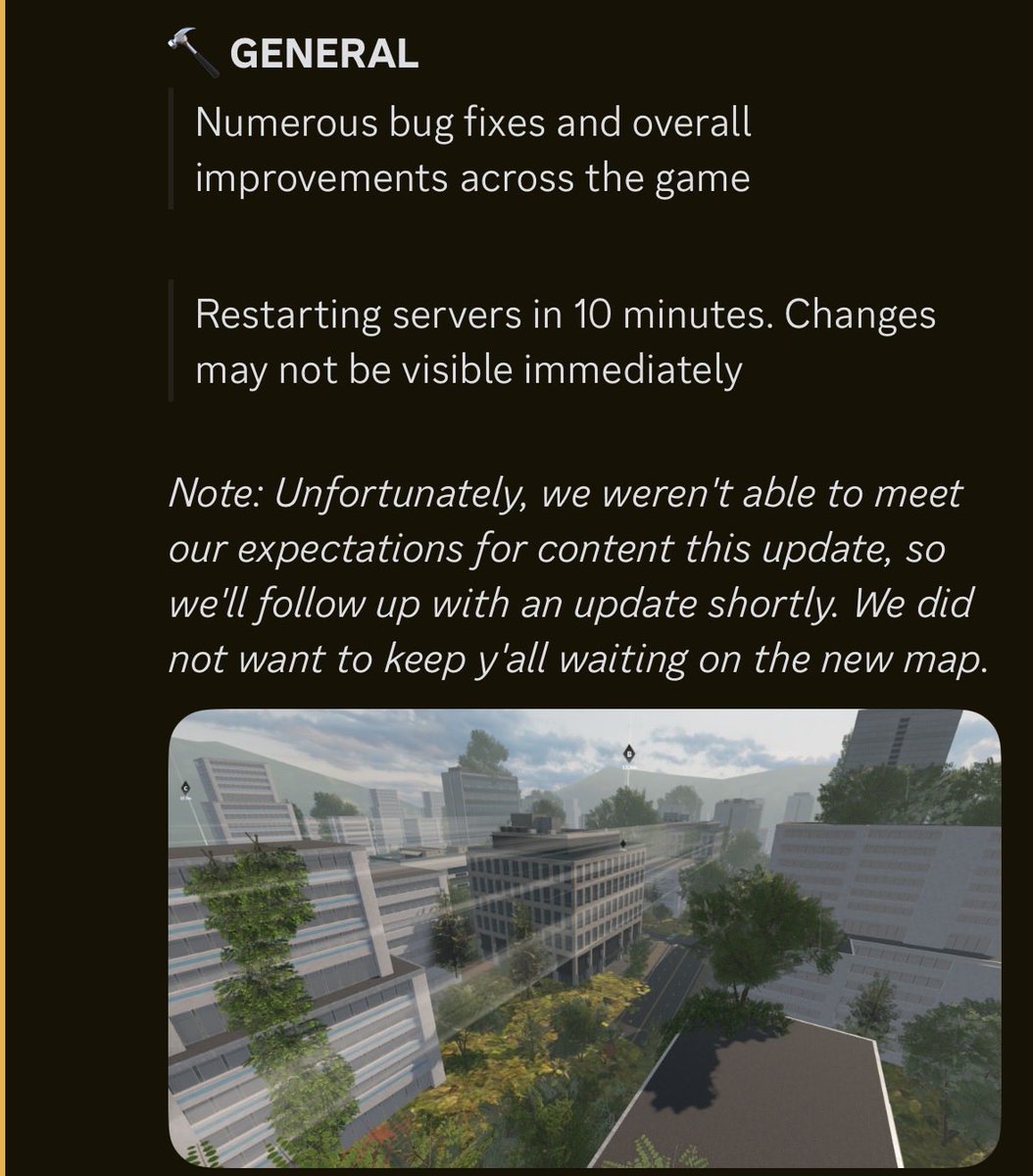 TFRobloxUpdates's tweet photo. NEW CROSSFIRE UPDATE WHICH RELEASES A NEW MAP! https://t.co/HhpQ5kLyIJ