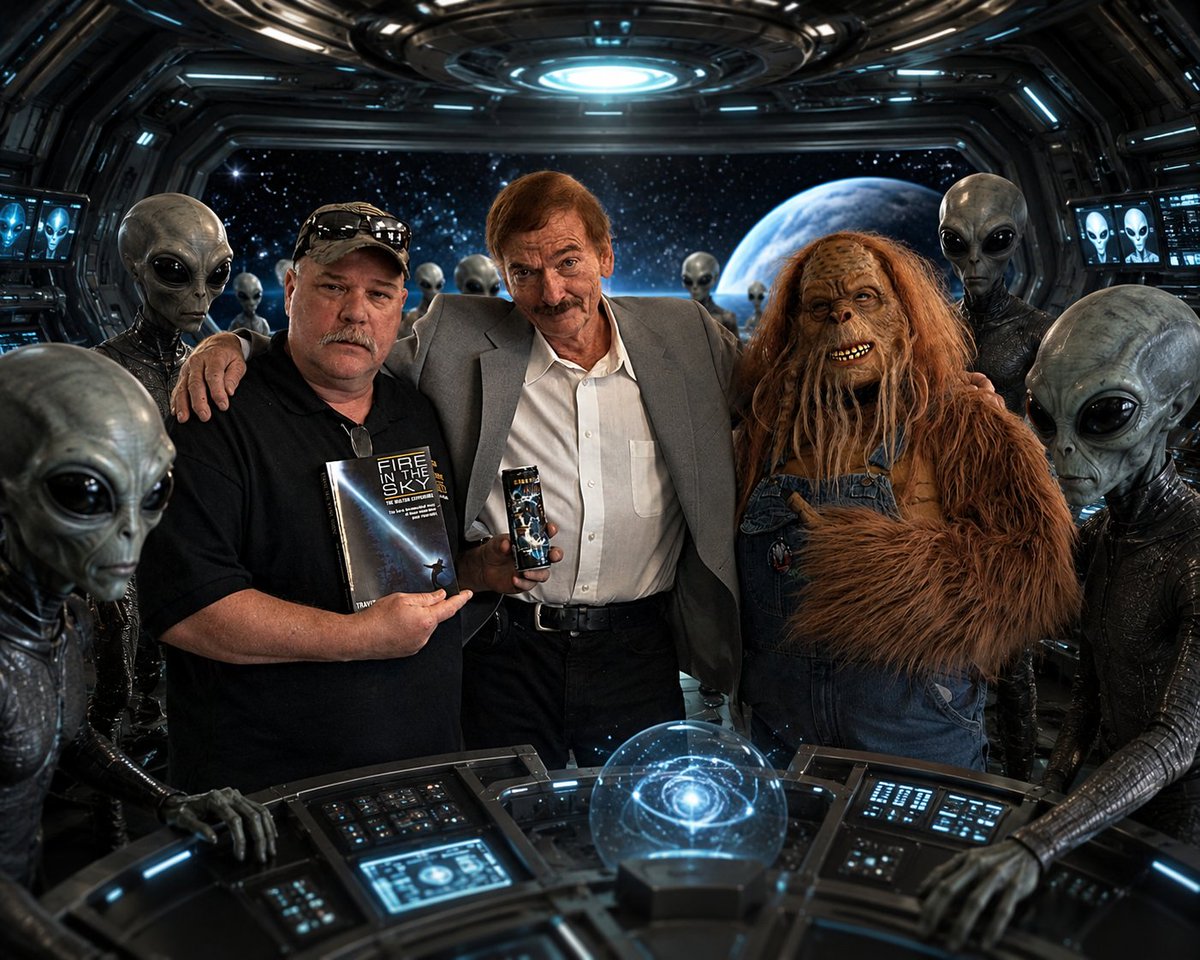 GqSquatch's tweet photo. Always hanging out with my good Friends, #fireinthesky #alienstagevivinos https://t.co/wgs2JQbry4