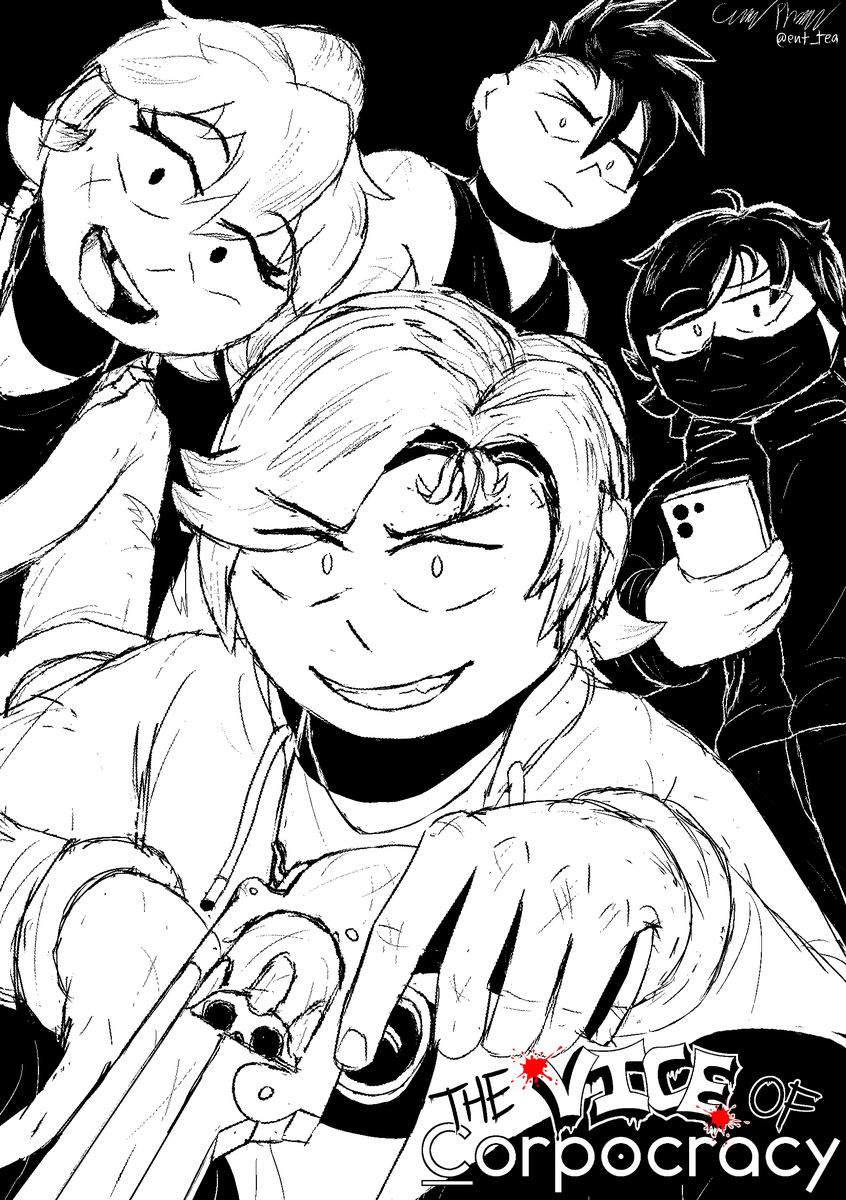 ent_tea's tweet photo. Announcing the new 2D animated show: The Vice of Corpocracy! I'm the director and animator, and the storyboard for the first short episode is done! More details to come, including an open VA casting call, so stay tuned!
#TVoC #IndieAnimation #Animation #Art https://t.co/FEPTHjuzyB