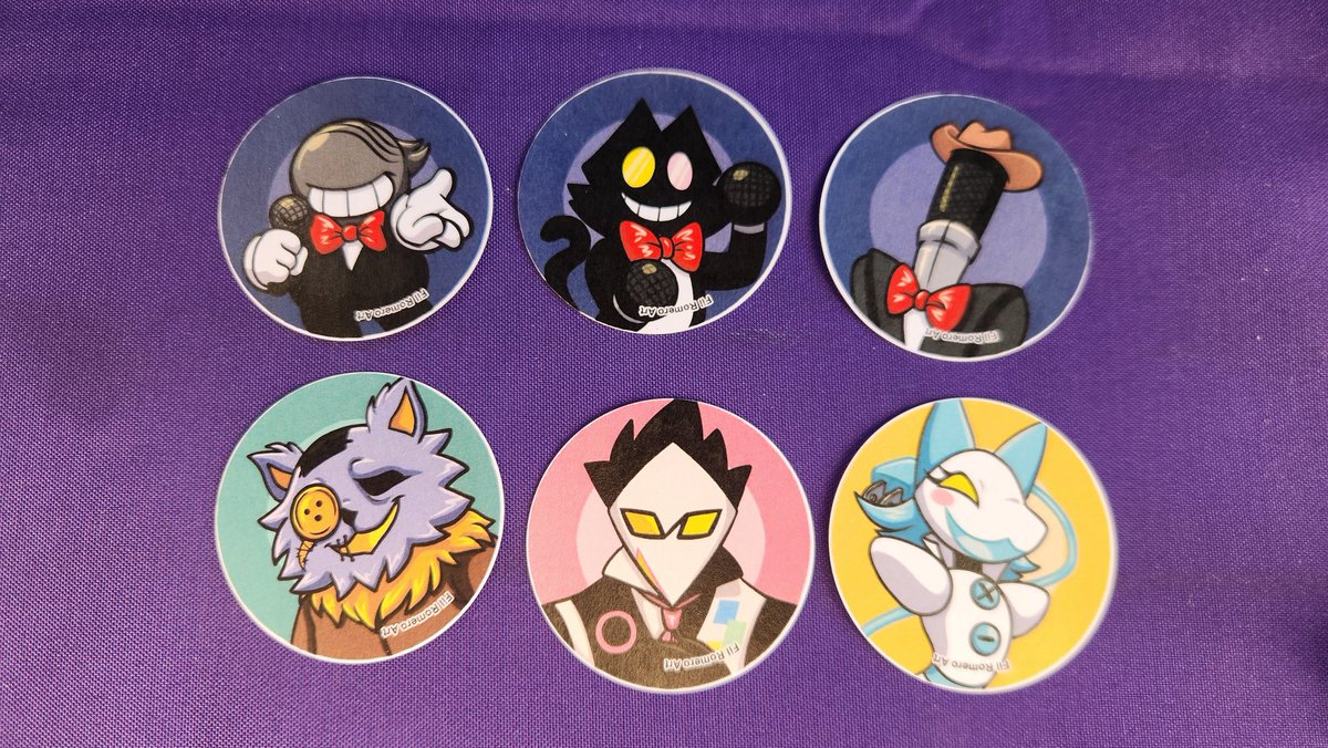 Fil_R's tweet photo. I do have a few new buttons for this weekend. I drew them up a few weeks ago and they're just some secondary #Deltarune characters people have asked about before but they're still here if you want 'em! https://t.co/05AyFTIRKU