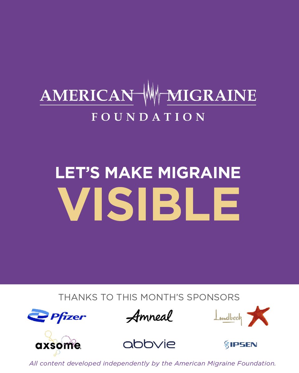 American Migraine Foundation tweet media