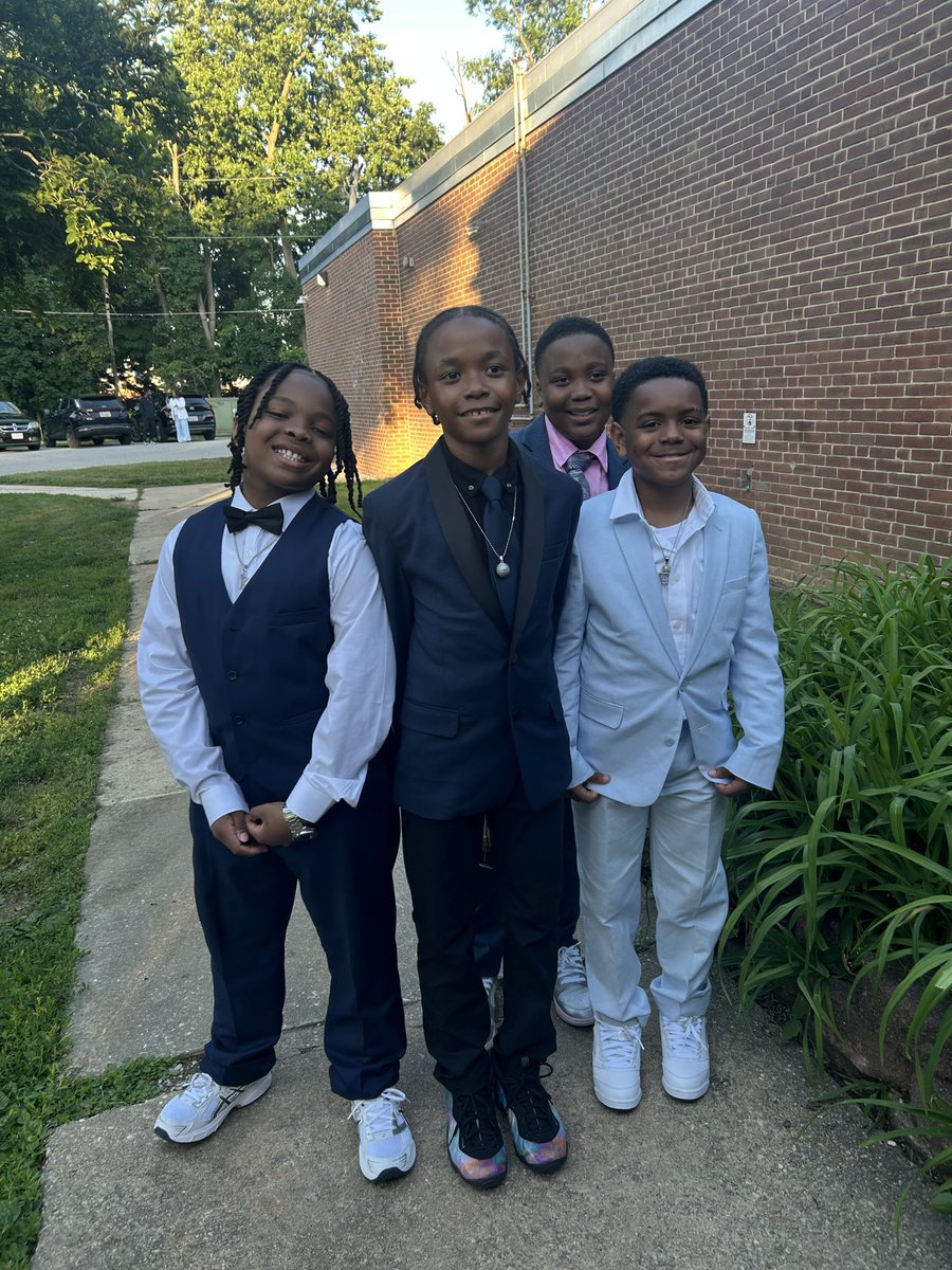 corymccray's tweet photo. My lil man and his homies at their 5th Grade Sneaker Ball. Crazy how fast time moves. Feels like yesterday they were learning how to tie those sneakers, and now they’re closing out an entire chapter. Proud of these young kings and excited for what’s ahead.

 #BaltimoreExcellence https://t.co/wjnEYWoBWL