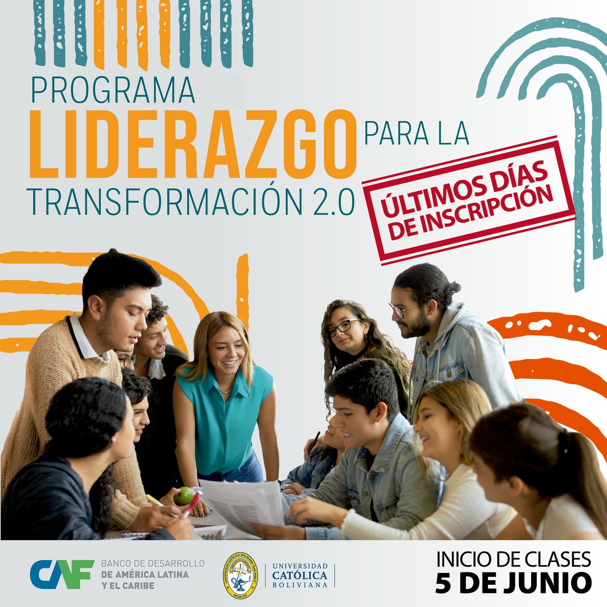 ePC_UCB's tweet photo. 🚨 El Programa Liderazgo para la Transformación 2.0 inicia clases este 5 de junio y es tu oportunidad para fortalecer tus habilidades, adquirir nuevas herramientas y convertirte en un agente de cambio. 🙌

📲 Más información: https://t.co/PQophAvMkh

#Liderazgo #Transformación https://t.co/cgm54yNkvB