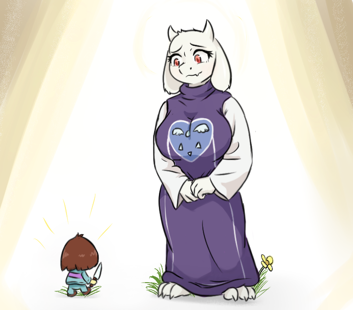 SnowBro97's tweet photo. Toriel and Frisk https://t.co/WyKoJCluVT