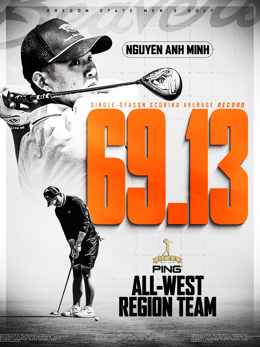 BeaverMGolf's tweet photo. Record-breaking season and now West Region honors! https://t.co/Au2lySn8mm