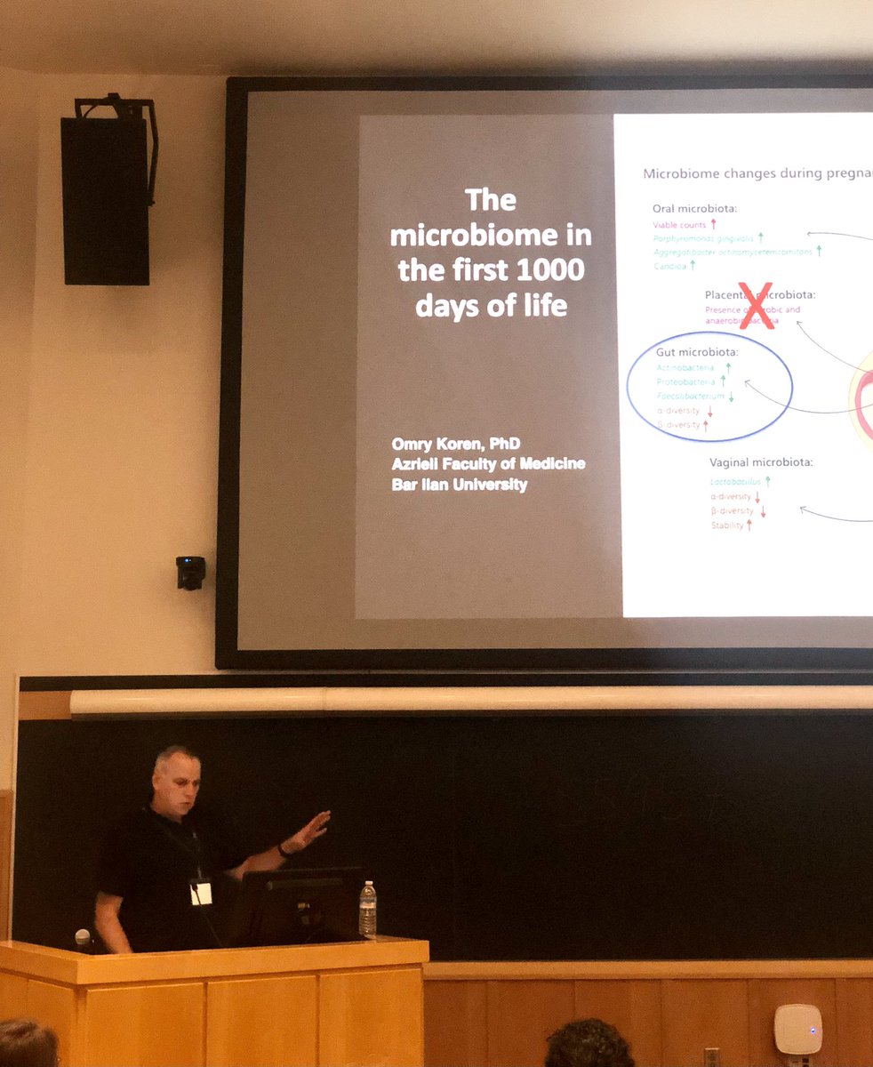 Tyler_A_Rice's tweet photo. Fantastic work on microbiome, diabetes, breastfeeding, and neurodevelopment from @KorenLab at Ehrenkratz Symposium @YalePediatrics! 👏🏻 🌟 Pursuing bold strategies to augment childhood and maternal health at intersection of microbes and host. 🦠 https://t.co/6MnLKfjyz8