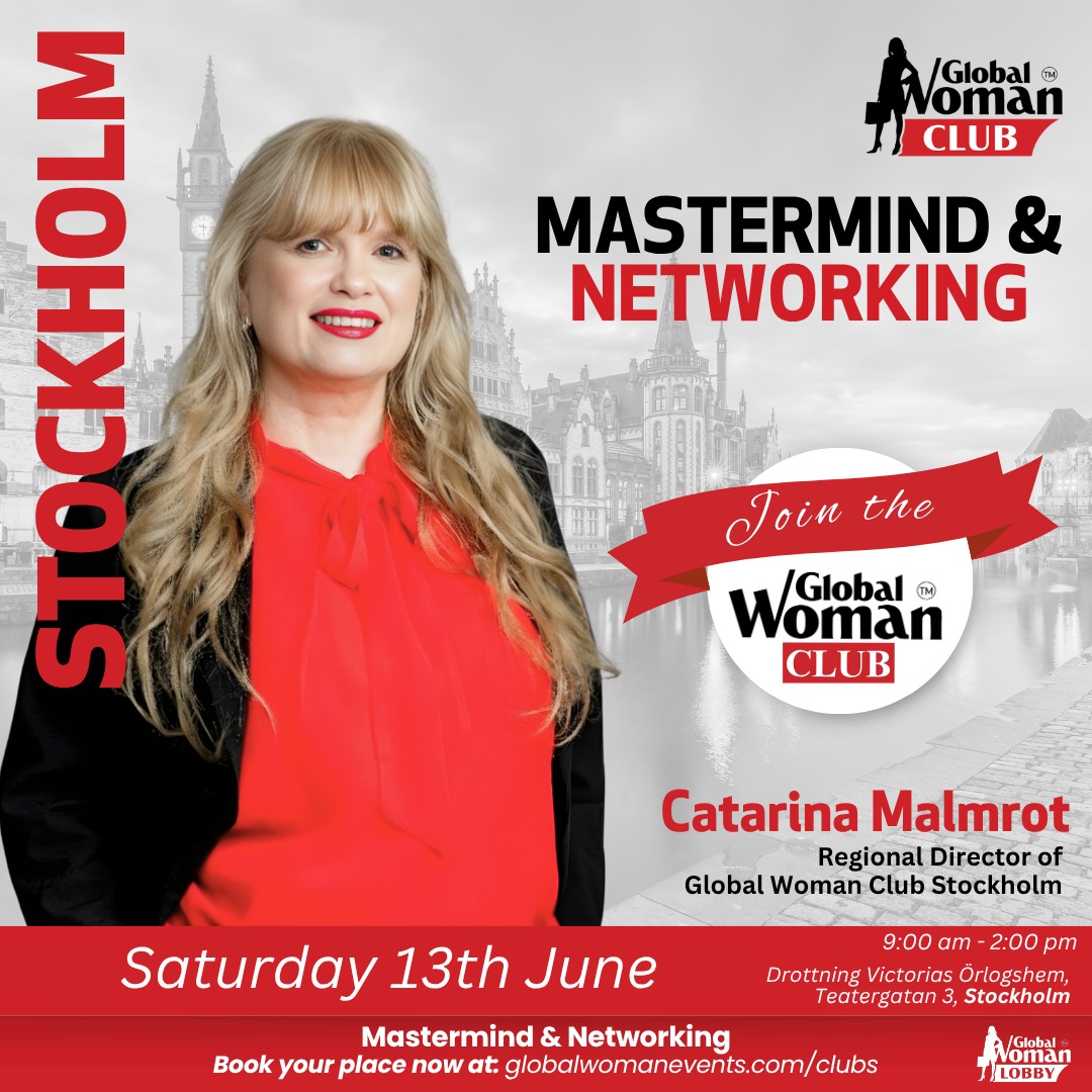 GlobalWomanClub's tweet photo. Join Global Woman Stockholm - Mastermind &amp; Networking.

📅 Saturday, 13 June 2026
⏰ 09:00 AM - 02:00 PM (Stockholm Time)
📍 Welanders väg 7, Kungsholmen, Stockholm

🔗 https://t.co/BTcQIhX4o5 https://t.co/SIAMZvabR9