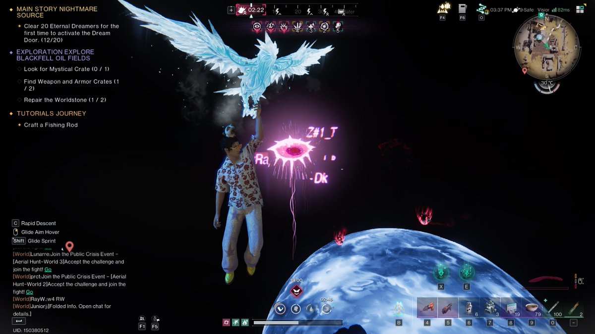 Eiga_psYch022's tweet photo. Called the phoenix. Fought the void. Casual Friday.  🦅
🔮The skies of Nalcott don't fight back — they fight with you.

#OnceHuman #GravityAbyss
@OnceHuman_
@OnceHuman_JP
#gaming #openworld #VPSat #VPCONTEXT #VirtualPhotography https://t.co/mUrlgcDYQP