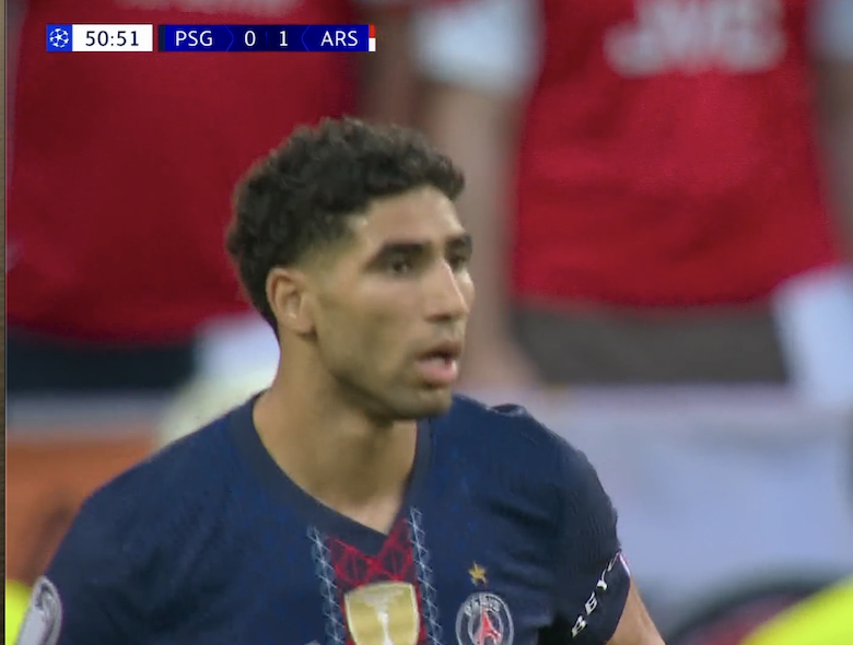 TouchlineX's tweet photo. 🚨 𝗡𝗘𝗪: Where on EARTH has Hakimi been this game? https://t.co/cllIA7Dbcy