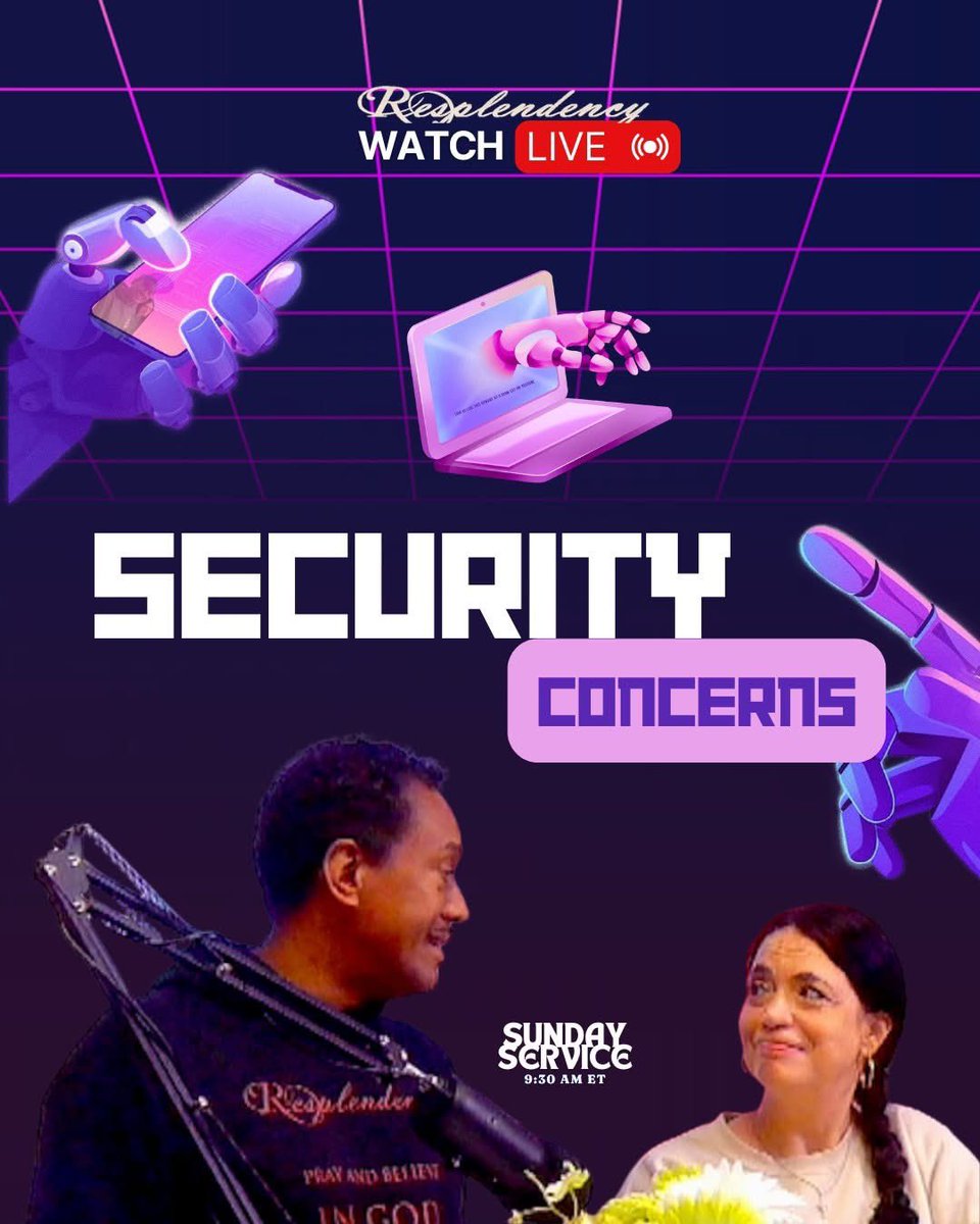 ResplendencyInc's tweet photo. What is GOD highlighting in your spiritual security? Do you find yourself doubting GOD?

Join us this Sunday as we discuss, Security Concerns from a Biblical standpoint

Comment below or DM us how we can pray for you or a praise report of what GOD has done in your life recently. 

You can also email us - contact@respledency.com 

Stand out and Shine for Jesus this Summer 

-Resplendency Crew

#Standoutandshine #Security #livestreaming