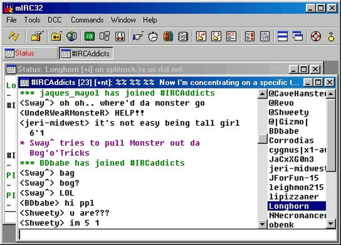 brockpierson's tweet photo. Did you IRC? https://t.co/lccPvVe8o1