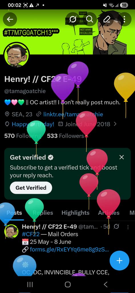 tamagoatchie's tweet photo. GAHHHH, balloon attack!! https://t.co/GvVs31JRW6