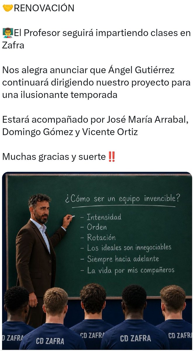 Aguti11's tweet photo. Seguimos @CDZafra https://t.co/bBmtP7mHtA