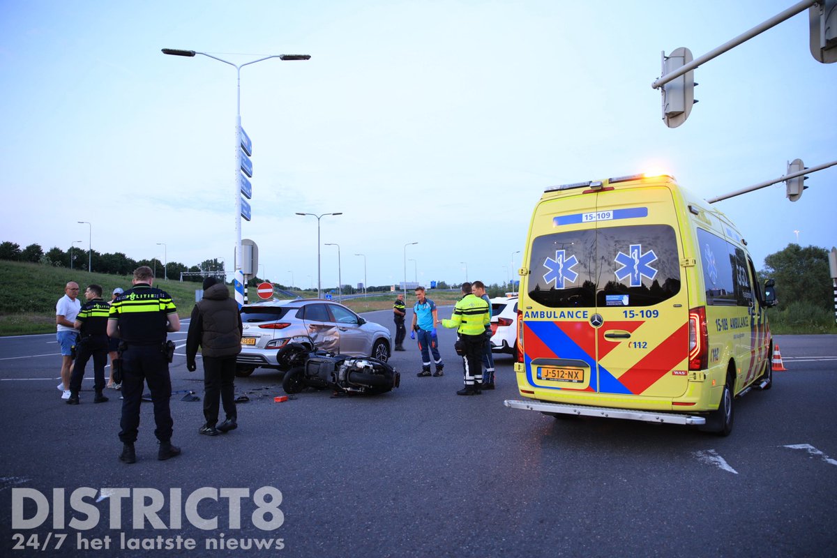 Aanrijding op Laan van Delfvliet in Rijswijk