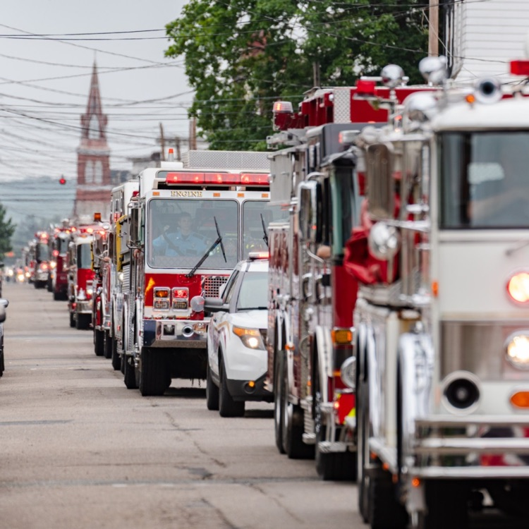 CHSBlueDevilSec's tweet photo. Now it's the ladies turn!  There will be a fire truck escort for the Girls' Track Team State Qualifiers between 5:00-5:15. Get uptown!! https://t.co/912tbpFPpW