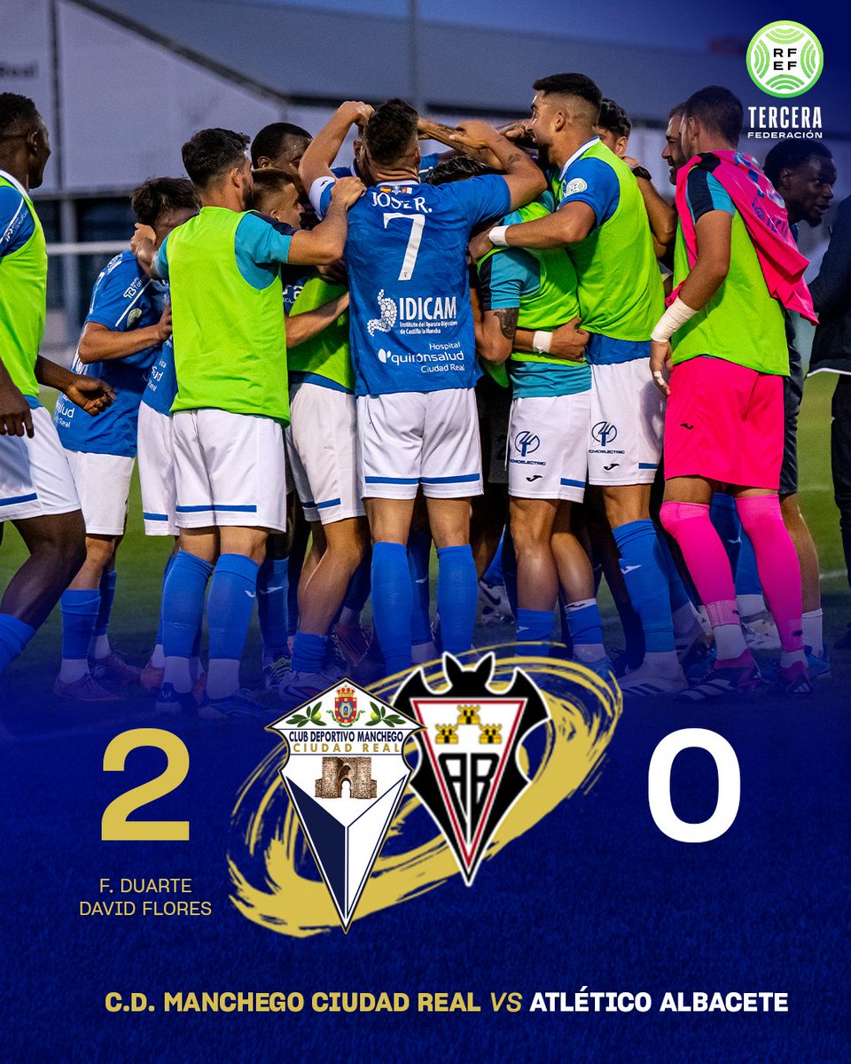 CDManchegoCReal's tweet photo. 💙🤍 ¡¡¡¡¡¡¡¡¡¡¡¡¡¡¡GAAAAAAANOOOOOOOOOOO EL MANCHEGOOOOOOOOOOOO!!!!!!!!!!!!

⚽️ FRAN DUARTE, DAVID FLORES

#AupaManchego 😎 https://t.co/mvYWkOUI0R