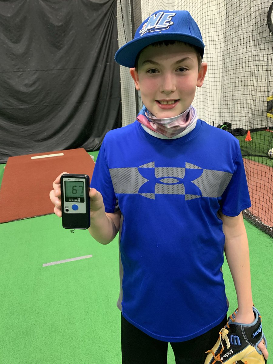 CoachTrotta's tweet photo. Shoutout to the big stallion @DRob1616 on a new personal milestone of 89mph today at the Den 

Not much has changed since he was 11 outside of the dashing good looks and radar read… Works hard, has fun and understands his developmental timeline

Excited for the next one DRob 🫡 https://t.co/NZQC9O8YFb