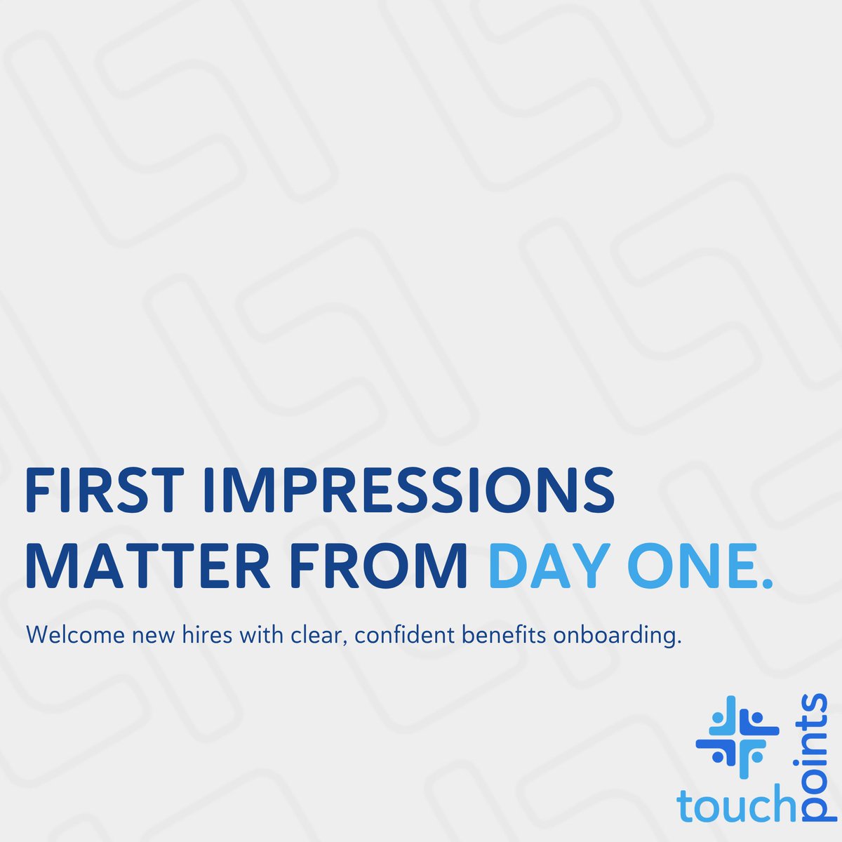 yourtouchpoints's tweet photo. A new employee's onboarding sets the tone for their journey. If their first week is flooded with confusing insurance paperwork, it can lead to second-guessing.  Build a stronger foundation for your team: https://t.co/wNn5YkrNoD

#EmployeeOnboarding #TalentRetention #Touchpoints https://t.co/XRVVB4799x