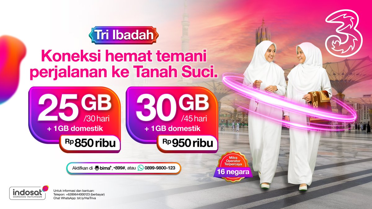 3 Indonesia tweet media