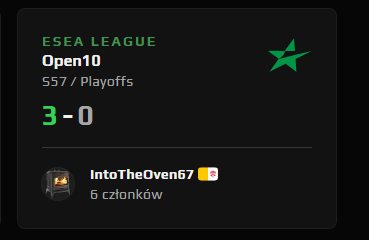 SurowkaCS's tweet photo. ESEA PLAYOFFS
3-0 :D https://t.co/A70aKAdl06