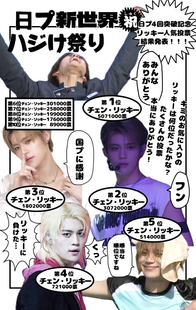 comono_nari_2's tweet photo. 誰かに伝われば…！
リッキーデビューしようね🫶

#チェンリッキー 
#リッキーとラッキーな未来へ
#日プ新世界 https://t.co/UrZNjrSH52